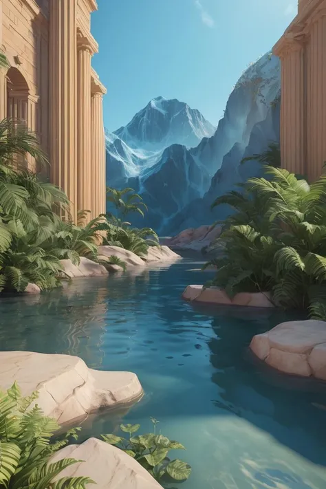 best quality, (masterpiece, top quality, best quality, official art, beautiful and aesthetic:1.2),(8k, best quality, masterpiece:1.2),CGgameC4D bsw, no humans, C4D,<lora:CGgameC D bsw_20230805135155:0.6>,