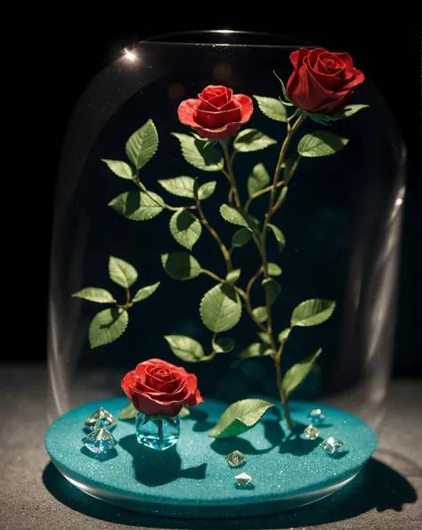 cinematic film still play-doh style flowers roses, stones transparent and diamond crystal in water, sea, fantasy, moon in night . sculpture, clay art, centered composition, Claymation
. shallow depth of field, vignette, highly detailed, high budget, bokeh, cinemascope, moody, epic, gorgeous, film grain, grainy