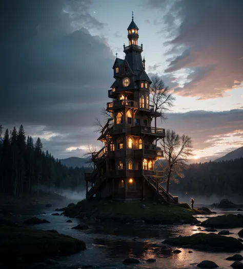 Immerse yourself in a world where the memory lane breathes tales woven in starlight. Inspired by Ismail Inceoglu's vision, crystal sculptures, ornate and mesmerizing, stand amidst the landscape inspired by Simon Stålenhag. Each sculpture, glowing with hues of twilight, embodies tales from the "Chrono-Voyager's Testament", captured through wet plate photography, exhibiting both photo-realism and archival standards, Be creative with their magical abilities.