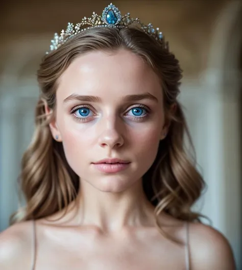 princess, ,cinematic, , grain moviestle, (2023s)1girl, realistic , (8k, RAW photo, best quality, masterpiece:1.2), (realistic, photo-realistic:1.33), best quality, detailed eyes blue, cute,natural lighting, depth of field, film grain, wrinkled skin, sharp,
