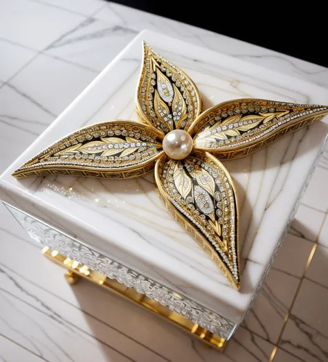 Minimalist style Zentangle flowers, Bling, gold, HD, Photo, in Marbles, Puzzle, Toy, table, Highly Detailed, movie, (Cinematic Photo:1.3) of (Realistic:1.3) . Intricate, abstract, monochrome, patterns, meditative, highly detailed . Simple, clean, uncluttered, modern, elegant