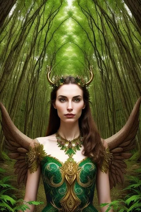 photography of a woman with a perfect face in a mythical forest, fantasy style, realism, sharp focus <lora:kkw-better-v1.0a:1>