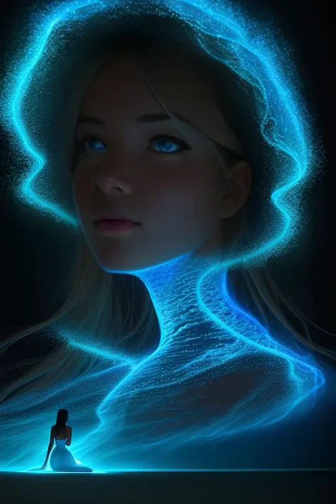 a beautiful woman by BioluminescenceBeach <lora:BioluminescenceBeach:1>
