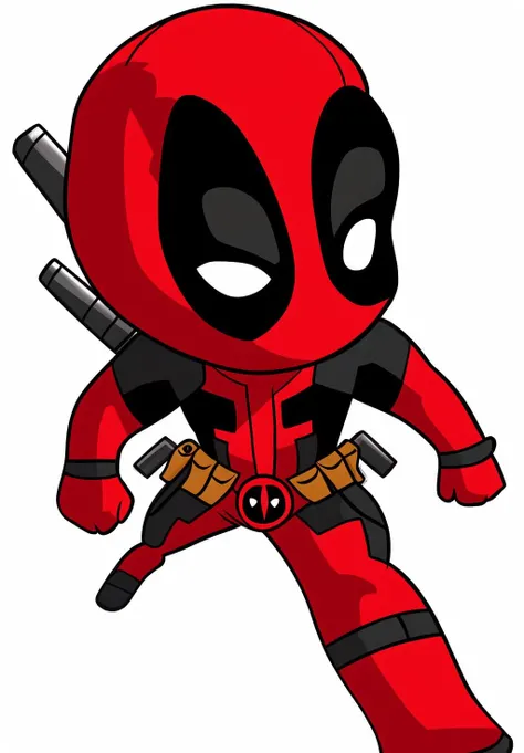 little. Tu me faire deadpool en splater, splater , tag, urban art, minimalist, png, no background, buste, funny pose