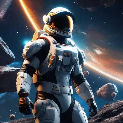 human in cosmic space , comic book page
unreal engine 5 render, a detailed matte photo, photorealism,
crystal clear,(high contrast),
(Gorgeous Photo:1.3) of (Ultra detailed:1.3), 8k, masterpiece, ((ultra detailed:1.1)), 16k textures, cinematic look, intricate,epic, UHD, DSLR,