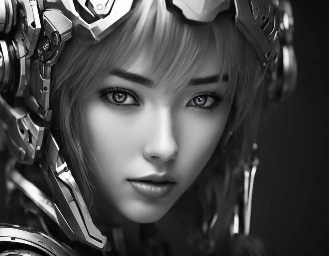 (Gorgeous manga:1.3) of (Ultra detailed manga:1.3), 8k, masterpiece, ((ultra detailed:1.1)), natural skin texture, 8k textures,
glowing eyes,pencil sketch style, perfect european face,morning, woman in cyberpunk t-shirt against battle robot, electronic bra, dark fantasy genre,(Gorgeous Photo:1.4) of (Ultra detailed:1.4), 16k, masterpiece, 16k textures, cinematic look, intricate,dream shaper photography, manga style