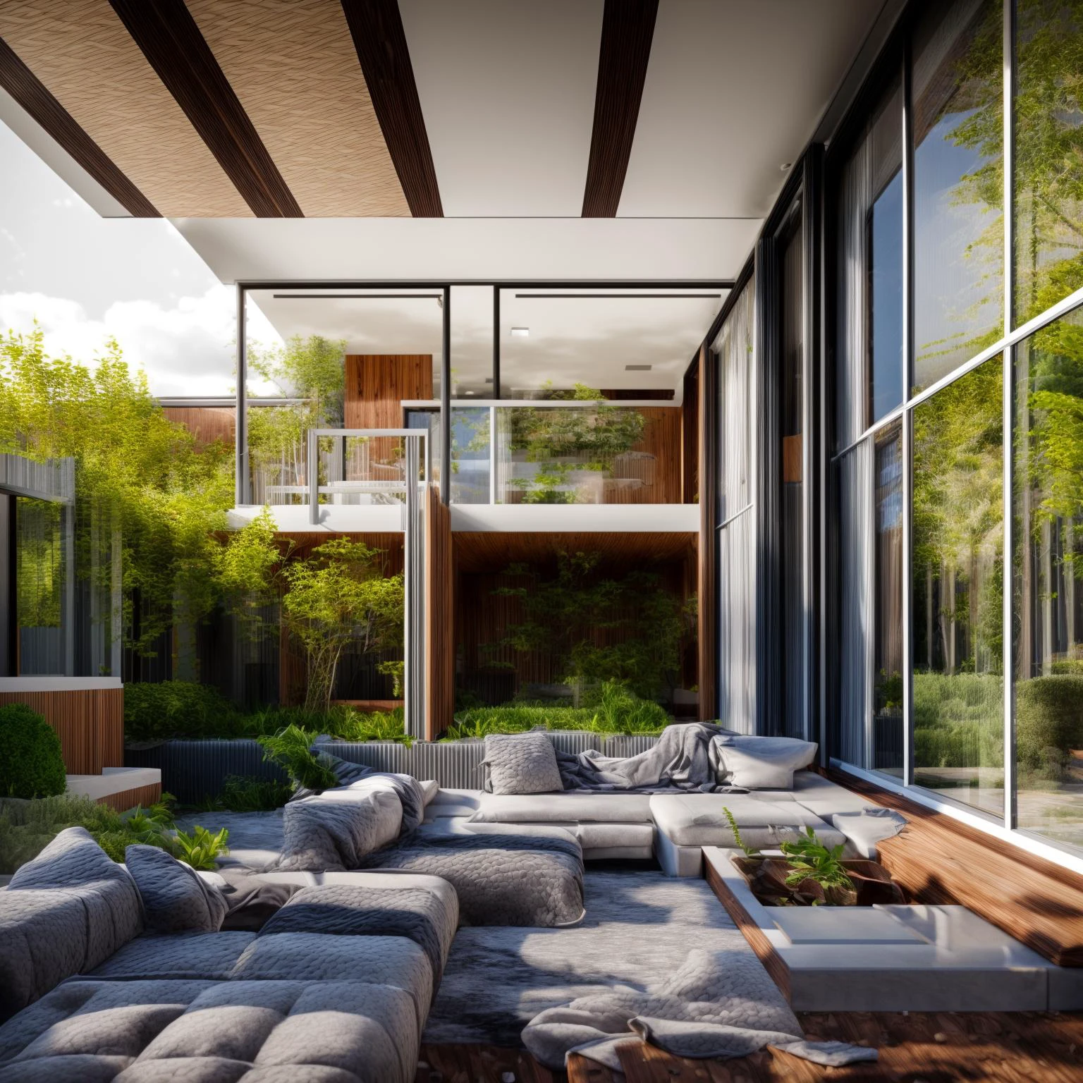 dvArchModern, 85mm, f1.8, portrait, photo realistic, hyperrealistic, orante, super detailed, intricate, dramatic, sunlight lighting, shadows, high dynamic range, house, masterpiece,best quality,(8k, RAW photo:1.2),(( ultra realistic)), modernvilla, blackandwhite, trees, vine, architecture, building, cloud, vivid colour, masterpiece,best quality,super detailed,realistic,photorealistic, 8k, sharp focus, a photo of a building, wood, <lora:villa01_architecture_SDlife_Chiasedamme:0.6>
<lora:more_details:0.6> <lora:add_detail:0.6> <lora:house_architecture_Exterior_SDlife_Chiasedamme:0.5>