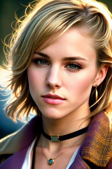 (VeronicaMars:0.99) Wearing a pastel-colored sweater with a plaid scarf and skinny jeans., (RAW, analog, Nikon Z 85mm, award winning glamour photograph, ((best quality)), ((masterpiece)), ((realistic)), radiant light rays, highres, detailed facial features, high detail, sharp focus, smooth, aesthetic, extremely detailed, stamp, octane render, photo_\(ultra\), photorealistic, realistic, post-processing, max detail, realistic shadows, roughness, natural skin texture, real life, ultra realistic, photorealism, photography, 8k uhd, photography, hdr, intricate, elegant, highly detailed, sharp focus, radiant light rays), ( (skin:1.1), (artstation:1.2),( epic realistic:1.3), (hdr:1.4), (violetshot:0.7), intricate details, (rutkowski:0.8), intricate , cinematic, detailed, muted colors)