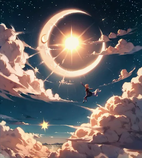 score_9, score_8_up, score_7_up, score_6_up, score_5_up, score_4_up,
, <lora:airmode:0.6>,
airmode, 1girl, sky, star (sky), moon, solo, cloud, sun, crescent moon, starry sky, scenery