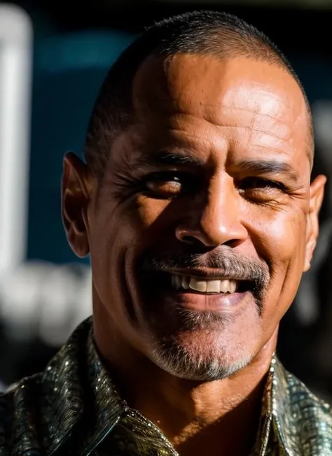 (masterpiece, best quality, awards winner) close up portrait Tuco Salamanka smiling blue meth, man, breaking bad, 1man, professional photography, high resolution, 8k, detailed photo, hyperealistic, ultrasharp <lora:tuco:1>