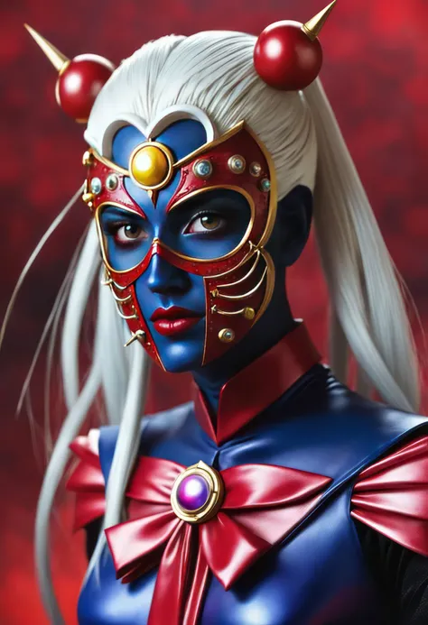 ASCIImix between sailor moon and hell raiser cenobites Pinhead