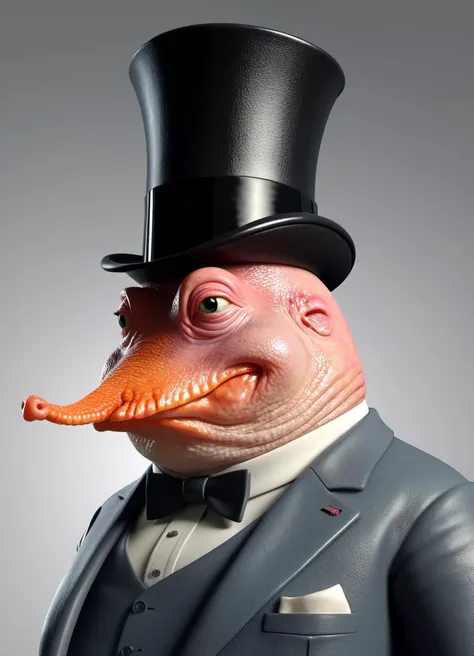 octopus with a tophat, subsurface scattering, ultra hd, 4k, high def, Photorealistic, Hyperrealistic, Hyper detailed, analog style, realistic, masterpiece, best quality, ultra realistic, 8k, Intricate, High Detail, film photography, soft lighting, heavy shadow