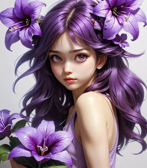 1girl,solo,best quality, high quality, masterpiece,
flower, purple flower, <lora:Purple Dom SDXL-000001:0,.8>