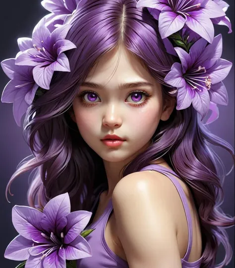 1girl,solo,best quality, high quality, masterpiece,
flower, purple flower, <lora:Purple Dom SDXL-000001:0,.8>