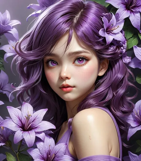 1girl,solo,best quality, high quality, masterpiece,
flower, purple flower, <lora:Purple Dom SDXL-000001:0,.8>
