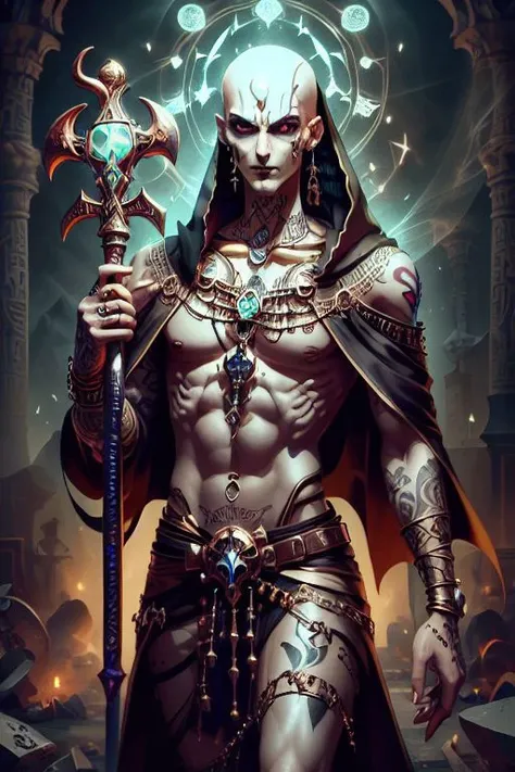 action shot, (1boy), femboy slut, sexy, dungeons and dragons (necromancer) skinny wizard,(sinister), bald, ((arcane tattoo energy stream covered body)), menacing, haughty, face, lecherous eyes,  tattoos glowing with ((sickly [green | yellow ] energy stream))  power, ((bare chest and shoulders)) (egyptpunkai, ornate, skull and Eldritch symbol covered [blue | red]  billowing robe with gem encrusted belt), holding up a tall ornate ( bonemagic wizard staff:1.2), (large egyptpunkai necromancy spellbook1.3) hanging from his belt, rings on each finger, necklaces, bracelets, and much jewelry adorn his body, dynamic pose, (extremely tall ((painfully thin))) skeleton like, dynamic angle, 50 year old, powerful wizard, battle hardened, necromancy aura, raising skeletons, immaculate design, ((ancient graveyard), (rich environment),detailed background, fantasy background)), photorealistic, ultra realistic, 8k, (illustration:1.1), (perfect details:1.1), background, abstract, hard lighting, rim lighting, (8k) (best quality:1.4), (masterpiece:1.3), ultra-detailed <lora:add_detail:1> <lora:Reel_WHorror_1_2_9_ReWo_n:1>
landscape, background,(intricate details, hyperdetailed:1.15) abstract, hard lighting, rim lighting,  (8k) (best quality:1.4), (masterpiece:1.3), ultra-detailed  <lora:add_detail:1>   <lora:epi_noiseoffset2:1>,intricate artwork, sharp, 8k, crystalline, filigree, hyperrealism, lush detail, perfectionism, sharp focus, <lora:detail_slider_v4:2> <lora:eyes:1><lora:Elixir:1>