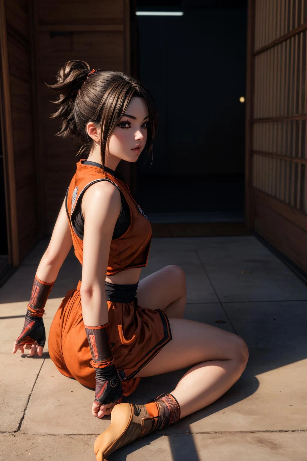 <lora:Gijanki_v1:0.7> gijanki
Masterpiece, best quality, (highly detailed raw photo:1. 2), 8k render in octane, volumetric lighting, volumetric shadows, <lora:more_details:0.6>
young girl, lying, brown, <lora:epi_noiseoffset2:0.7>
A very trendy and frequented place with footprints everywhere and wear on the floor