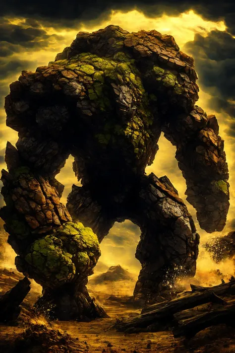 <lora:ElementsV2:0.8> elemental, monster, earth