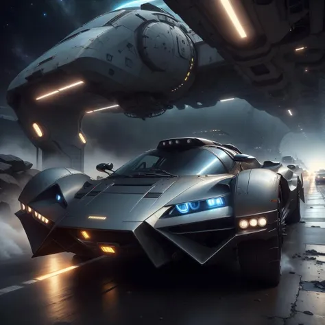 <lora:Type3Tech-21:0.8>, type3tech , scifi, type 3 civilization ,
(lamborghini :0.8) vehicle on the street ,