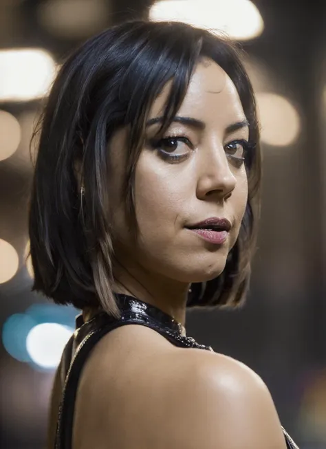 professional photograph of sks woman as ((dominatrix)), ((detailed face)), (High Detail), Sharp, 8k, ((bokeh)), <lora:locon_aubrey_v1_from_v1_64_32:1.25>