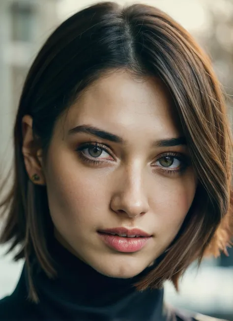 A stunning intricate full color portrait of (sks woman:1), wearing a black turtleneck, epic character composition, by ilya kuvshinov, alessio albi, nina masic, sharp focus, natural lighting, subsurface scattering, f2, 35mm, film grain, <lora:locon_tamannabhatia_v1_from_v1_64_32:1>
