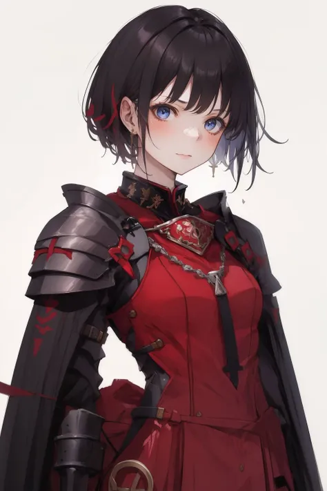 masterpiece,1 girl,armor, <lora:Hitokomoru000S00:0.5>,portrait ,(best quality, high quality, high resolution), <lora:ArmorFusion:0.6>