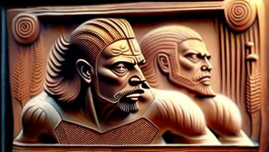 ( bronze rodin style sculpture relief of dystopian conspiracy havanna-syndrome apocalypse epiphany:1.1), 3d, vray, 8k , expansive,realism, native american totem, carving, wood,<hypernet:dantionMarbleStatues_10:1> (<lora:BAS-RELIEF:1> <lora:cursed images:1>:1.2)( <hypernet:dantionMarbleStatues_10:1>:1.2)