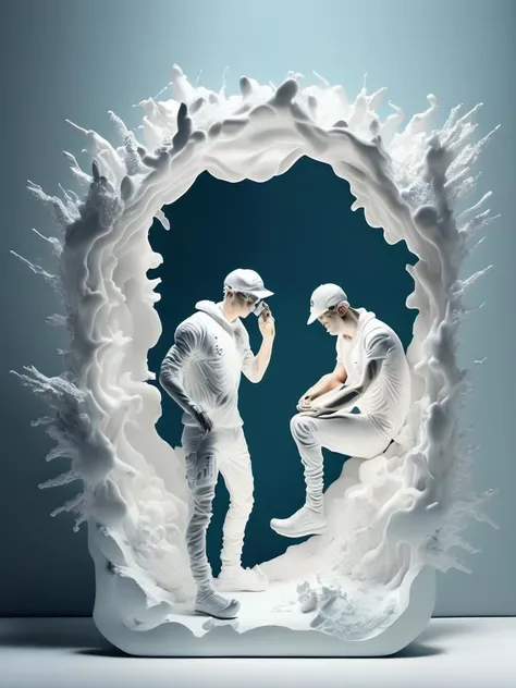 <lora:DanielArsham:1>event horizon, 16k HDR, hyper realistic, cinematic, photography, designed by daniel arsham, glowing white, futuristic, detailed white liquid, directed by stanley kubrick