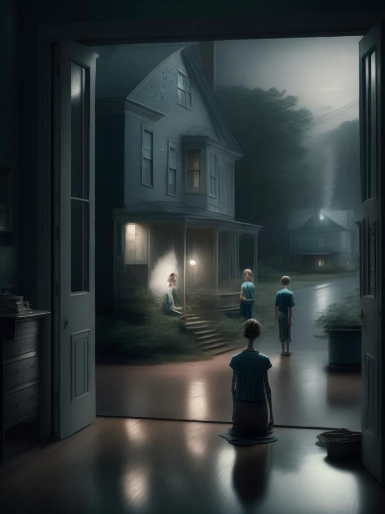 <lora:GregoryCrewdson:1>a meditating woman photographed by gregory crewdson