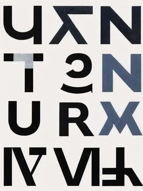 <lora:JonathanBarnbrook:1>a collage of different types of letters and numbers on a white background by Jonathan Barnbrook