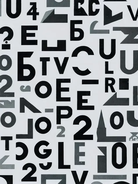 <lora:JonathanBarnbrook:1>a black and white photo of a bunch of different type of letters and numbers by Jonathan Barnbrook