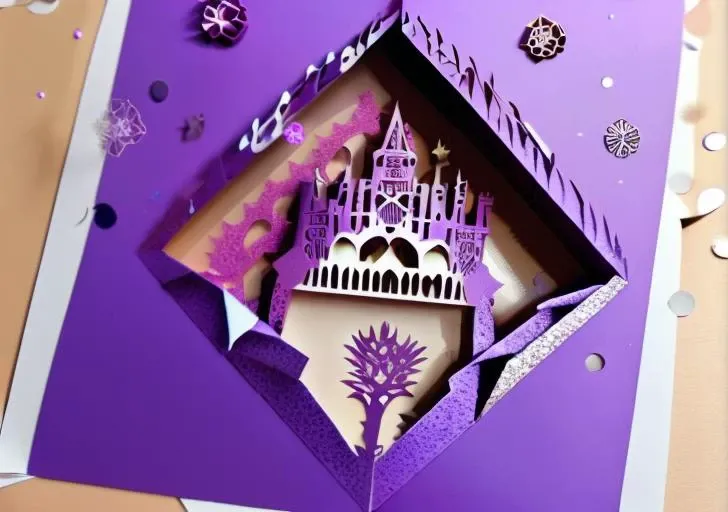 <lora:KIRIGAMI:1>KIRIGAMI style magical dnd kirigami sequins