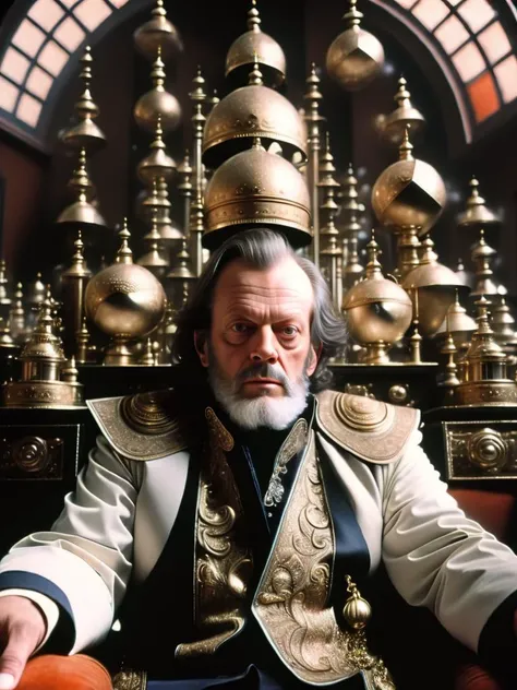 <lora:TerryGilliam:1>cinematic still, film by Terry Gilliam, a leading actor, medium shot, 35 mm,