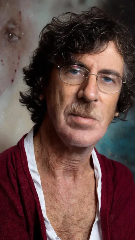 ((best quality)), ((masterpiece)), ((realistic)), A striking portrait photo showcasing a man (g4rcia:1), taken in a studio setting. The lighting should be dramatic, with directional light casting interesting shadows. The artwork should be created in the style of Annie Leibovitz, using photography as the medium. The color scheme should be black and white, with high contrast, accentuating the subject's features. It should be a high-definition portrait. on eye level, scenic, masterpiece. <lora:g4rcia:1>