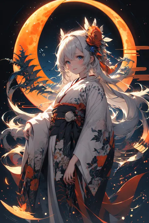 (masterpiece:1.2), best quality,PIXIV, As the moon,
1girl, solo, long hair, moon, japanese clothes, kimono,
<lora:As the moon_20230809104912-000018:1>