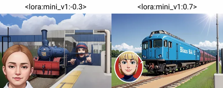 <lora:mini_v1:-0.3>,a train with a creepy face on the front of it's car is shown in a train station, Dirk Crabeth, promotional image, a character portrait, fantastic realism Choo_Choo_Charles_Train, tankengine