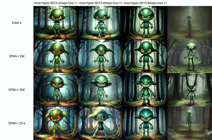 a cute alien walking in the woods, high detailed texture, high quality,
<lora:Hyper-SD15-2steps-lora:1>