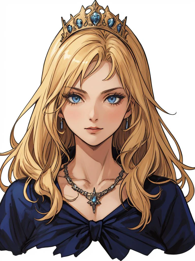 (masterpiece:1.2) , (best quality:1.2), ultra detail,
blonde, ((beautiful face)), age 25, (thin eye shape), medieval princess, elegant, righteous, BREAK blue eyes BREAK