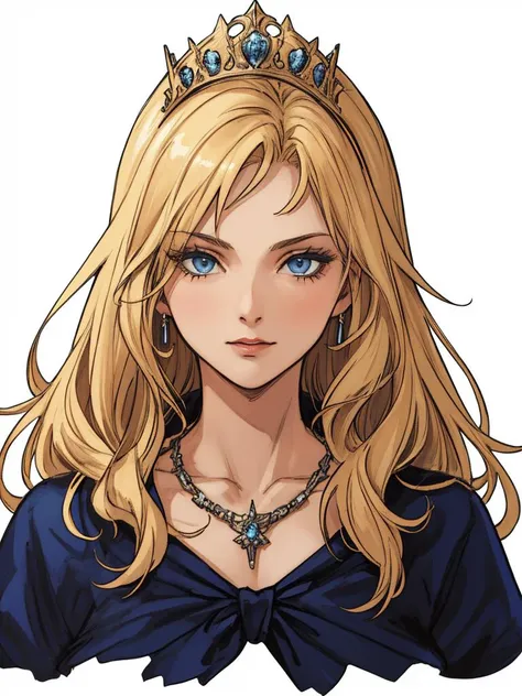 (masterpiece:1.2) , (best quality:1.2), ultra detail,
blonde, ((beautiful face)), age 25, (thin eye shape), medieval princess, elegant, righteous, BREAK blue eyes BREAK