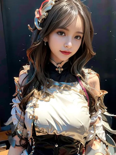 ((shenhe \(genshin impact\))),1girl,blue_sky,braid,breasts,cloud,cloudy_sky,covered_navel,earrings,gloves,hair_ornament,large_breasts,letterboxed,long_hair,((silver_hair:2)),single_braid,solo,tassel,very_long_hair,((white_hair:1.5)),chinese clothes, ,chinese clothes:1, bodysuit under clothes,black bodysuit,corset,black clothes:1.4<lora:japaneseDollLikeness_v10:0.2>,<lora:koreanDollLikeness_v15:0.6> <lora:shojovibe_v11:0.2> <lora:chilloutmixss_xss10:0.3>((originale xtremely detailed 8K wallpaper))((ultra high res, 8K, RAW photo, best quality,masterpiece:1.47746,realistic:1.4,photo-realistic:1.4,cinematiclighting:1,intricate details:1,raw photo:1,extremely beautiful detailed
))(((ultra-detailed:2))),professional lighting,((physically-based rendering:1)), ((ruddy skin:1,shiny skin,sweat))lens flare,ray tracing ,(extremely detailed face, extremely detailed eyes,expressive hair:1.5,shiny hair;1)cinematic lighting,(vivid expression) (body muscle:1) solo(1girl:1.5)((smiling:1),(plump figure:1,blance body:1)(realistic hand,realistic clothes,background detailed)(upper body:1.4)