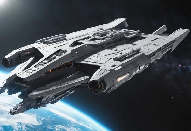 space super-heavy battle spaceship of the imperium of mankind, spacecraft, "Destroyer of worlds", very big, 8k, realistic