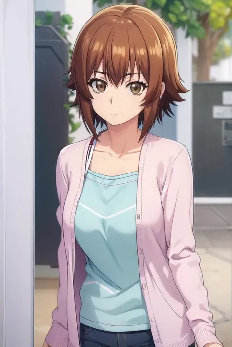 chisakotegawa, <lora:chisa kotegawa s1-lora-nochekaiser:1>,
chisa kotegawa, short hair, bangs, brown hair, (brown eyes:1.5),
BREAK shirt, long sleeves, collarbone, white shirt, open clothes, cardigan, open cardigan,
BREAK outdoors, beach,
BREAK looking at viewer, (cowboy shot:1.5),
BREAK <lyco:GoodHands-beta2:1>, (masterpiece:1.2), best quality, high resolution, unity 8k wallpaper, (illustration:0.8), (beautiful detailed eyes:1.6), extremely detailed face, perfect lighting, extremely detailed CG, (perfect hands, perfect anatomy),