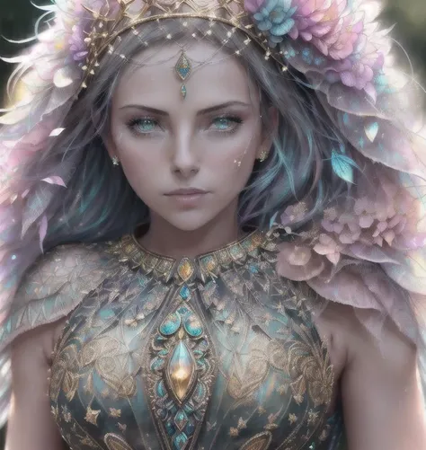 (Energetic:1.3) (dark shot:1.4), 80mm, 22 yo woman, beautiful detailed face, black, medium breast, (Charlize Theron:), in dress, flower meadow around soft light, sharp, exposure blend, medium shot, bokeh, (hdr:1.4), high contrast, (cinematic, teal and orange:0.85), (muted colors, dim colors, soothing tones:1.3), low saturation, (hyperdetailed:1.2), (noir:0.4), (intricate details:1.12), hdr, (intricate details, hyperdetailed:1.15), (skin texture, hyperrealism, soft light, sharp:1.2)Princess woman, Blue, Pastel, glitter, dramatic, dreamy, pastel, Watercolor, Whimsical, Delicate, ornate gold seashell crown, perfect body, full body, dreamy, pastel, Watercolor,epic realistic, photo, sharp focus, documentary film footage, high resolution photography, texture skin pores, real person, detailed skin texture, cinematic image, upper body shot, movien, cinematography, intricately detailed, crafted, meticulous, magnificent, maximum details, extremely hyper aesthetic,(Vivid Colors:1.3),naturalism,land Art,regionalism,shutterstock contest winner,trending on unsplash,featured on Flickr
