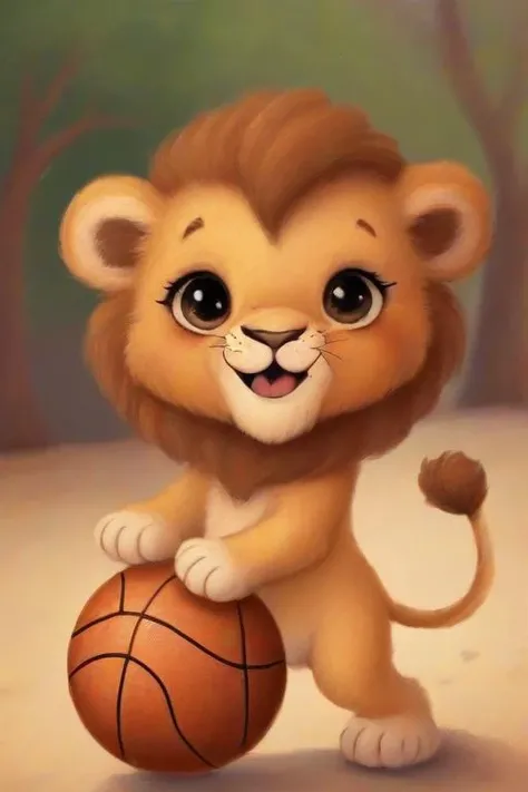 <lora:PE_CuteAnimals:0.8> PE_CuteAnimals,
Lion playing basketball