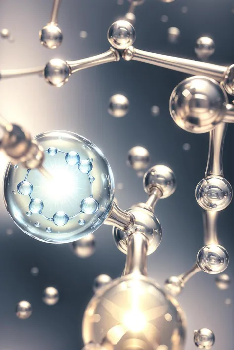 Bubbles, cell,link,light bule,best quality, high quality, masterpiece, realistic, <lora:cell:0.8>
