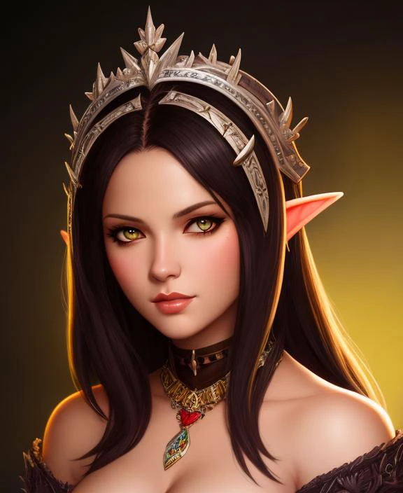 dark elf princess, highly detailed, d & d, fantasy, highly detailed, digital painting, trending on artstation, concept art, sharp focus, illustration, art by artgerm and greg rutkowski and fuji choko and viktoria gavrilenko and hoang lap