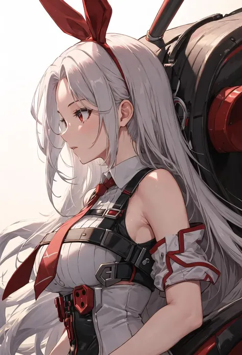 {safe:1.10}, best quality, masterpiece, highres, solo, {prinz_heinrich_azurlane:0.90}, profile, from_side, upper_body