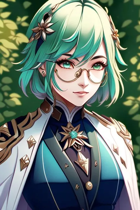 dreamlikeart, High detail, digital painting, intricate, 8k, ((highly detailed)), cinematic lighting, dramatic light, intense, sharp focus, best quality, hyper detail.
<lora:TsumasakySucrose_v1:0.95> sucrose \(genshin impact\),
1girl, stunningly attractive, outdoors, detailed background, epic, dynamic pose, light green hair
<hypernet:kyoudaSuzukaAnime_10:0.55>