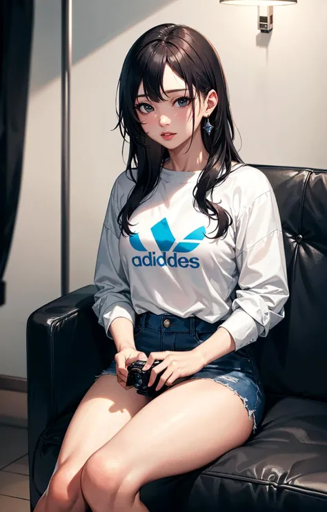 realistic, best quality, 8k uhd, dslr, soft lighting, high quality, film grain, Fujifilm XT3,
Korean K-pop idol, Gucci, Balenciaga, Adidas