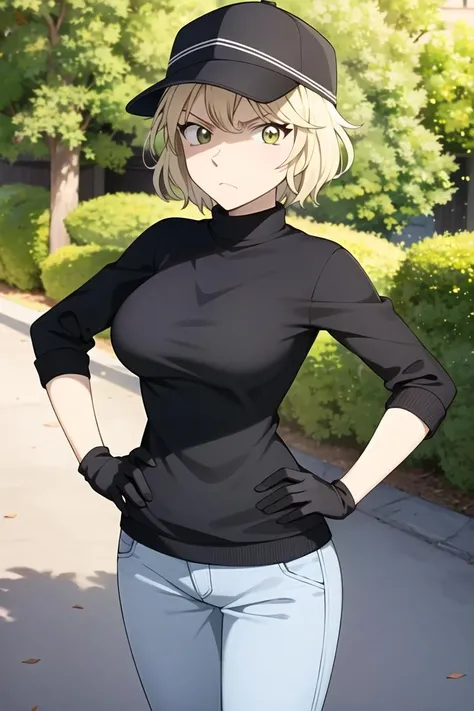 <lora:Major2nd_ComicStyle-000060:0.7:lbw=outall> (baseball uniform:1.2),
blonde hair, (short hair:1.2),long sleeves, black shirt, turtleneck,
looking at viewer,, (best quality:1.3),1girl,<lora:GoodHands-beta2:1>,